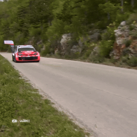 Speeding Toyota Yaris GIF by FIA World Rally Championship