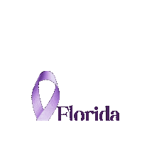 FPEDV purple florida awareness dv Sticker