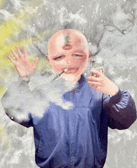 Selfie Vape GIF