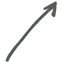 bCreativebybrenna arrow here hand drawn pointer Sticker