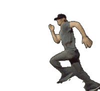 Matt Smith Running Sticker by Sony Pictures