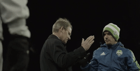 high five alonso GIF by Seattle Sounders