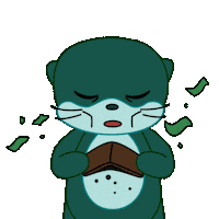 No Money Crypto Sticker by Odd Otties