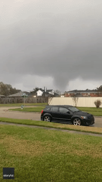 Large Twister Spotted in Louisiana on Day of Deadly Tornadoes