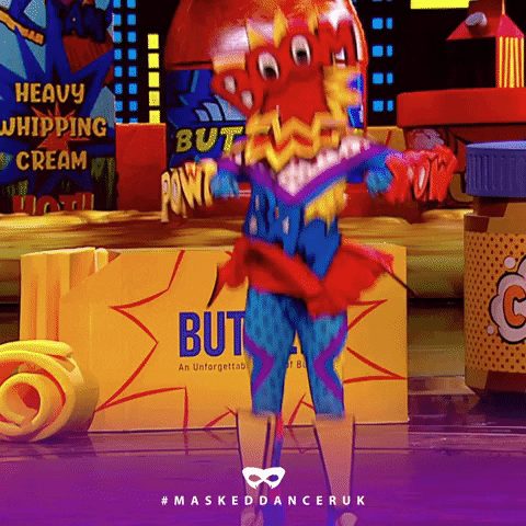 Dance Boom GIF by The Masked Singer UK & The Masked Dancer UK
