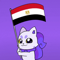Flag Egypt GIF by Lucky Kat Studios