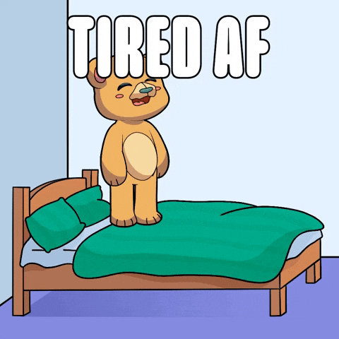 Tired Good Night GIF by Kabu