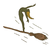 Witch Dancer Sticker by Rhianna Moon