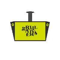 neon burger Sticker by GRILLAERA