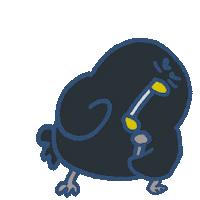 Spotted Dove Birds Sticker by SOWINGHONG