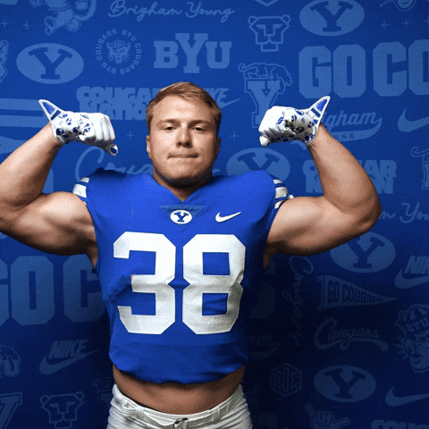 College Football Go Cougs GIF by BYU Cougars