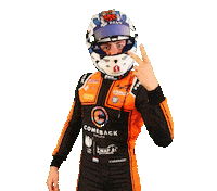 Racing Driver Sticker by Kas Haverkort
