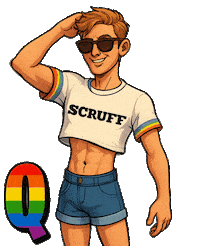Gay Pride Sticker by SCRUFF