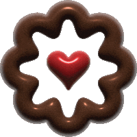 DressingPaulaDP love heart flower womens day Sticker