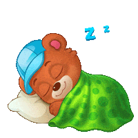 Sleepy Good Night Sticker by Lucas and Friends by RV AppStudios