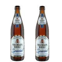 Bier Bierflasche Sticker by FRANKEN BRÄU RIEDBACH