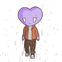 Sad On My Way Sticker by LT3 Creations