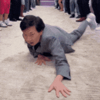 Ken Jeong Crawl GIF by Respective
