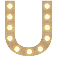 Typography Lights Sticker by TELEUKTROUWEN