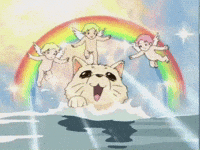 Happy Excel Saga GIF