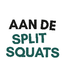 split squats Sticker by Epicbody