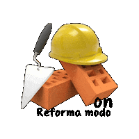 Construcao Reforma Sticker