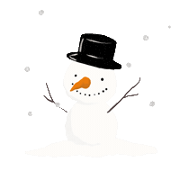 Christmas Snow Sticker