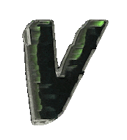 Glitch V Sticker by #BASILIO