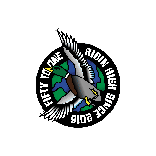 Spin Duck Sticker by 50to01