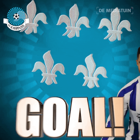 Voetbalvereniging_Scherpenzeel giphyupload voetbal bal blauwwit GIF