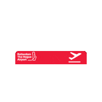 See You Later Vakantie Sticker by Rotterdam The Hague Airport