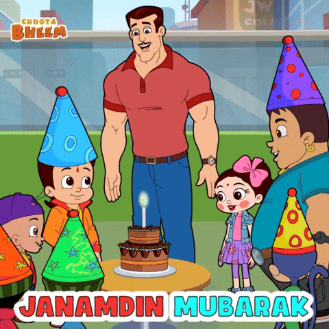 Party Birthday GIF by Chhota Bheem