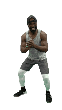 CoachRoudy workout gym run running Sticker