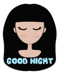 Good Night Sleeping Sticker