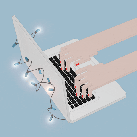 New Year Christmas GIF by Sasha Katz