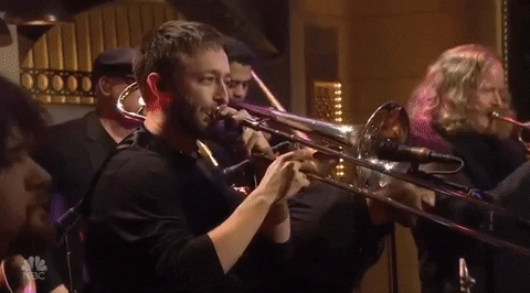 trombone GIF by Saturday Night Live