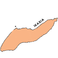 afianeswines map afianes afianeswines ikaria Sticker