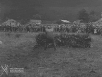 NationalWWIMuseum black and white exercise military footage GIF