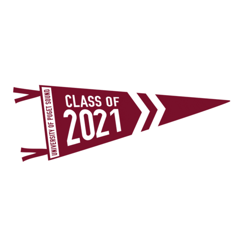 Puget Sound Class Of 2021 Sticker by University of Puget Sound
