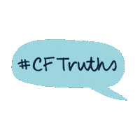 CFTrust light blue cystic fibrosis cftrust cystic fibrosis trust Sticker