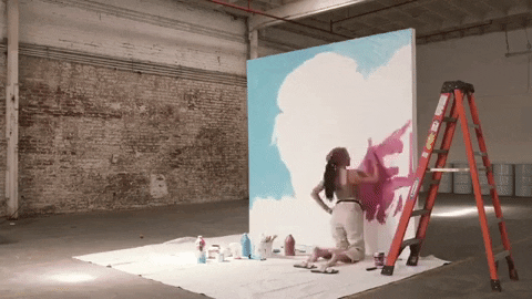 Time Lapse Painting GIF by Halsey