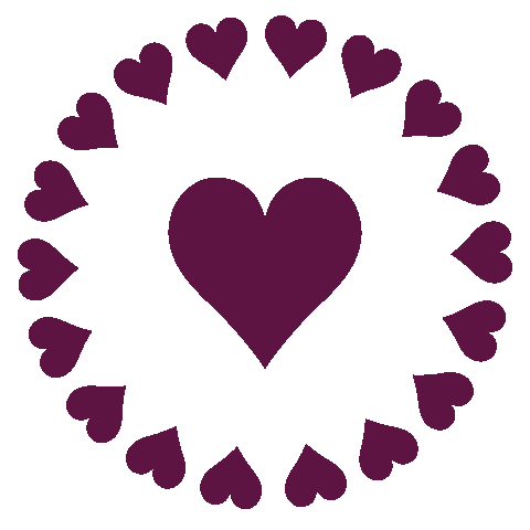 Romance Coracoes Sticker