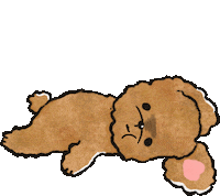 Sad Dog Sticker