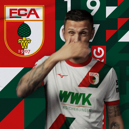 Jeffrey Gouweleeuw Football GIF by FC Augsburg 1907