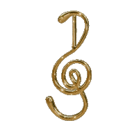 Gold Musica Sticker by Nomehas Visuals ™