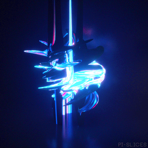 Art 3D GIF by Pi-Slices