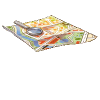 Lupe Stadtplan Sticker by Ravensburger