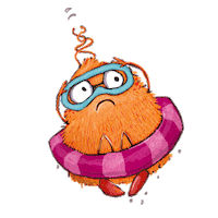 Sad Monster Sticker by Carlsen Kinderbuch