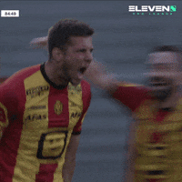 Celebration Goal GIF by ElevenSportsBE
