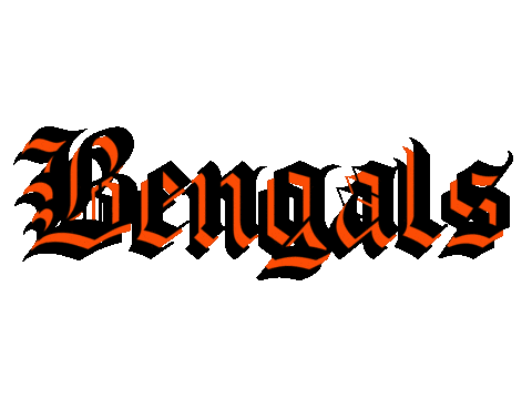 Cincinnati Bengals Football Sticker